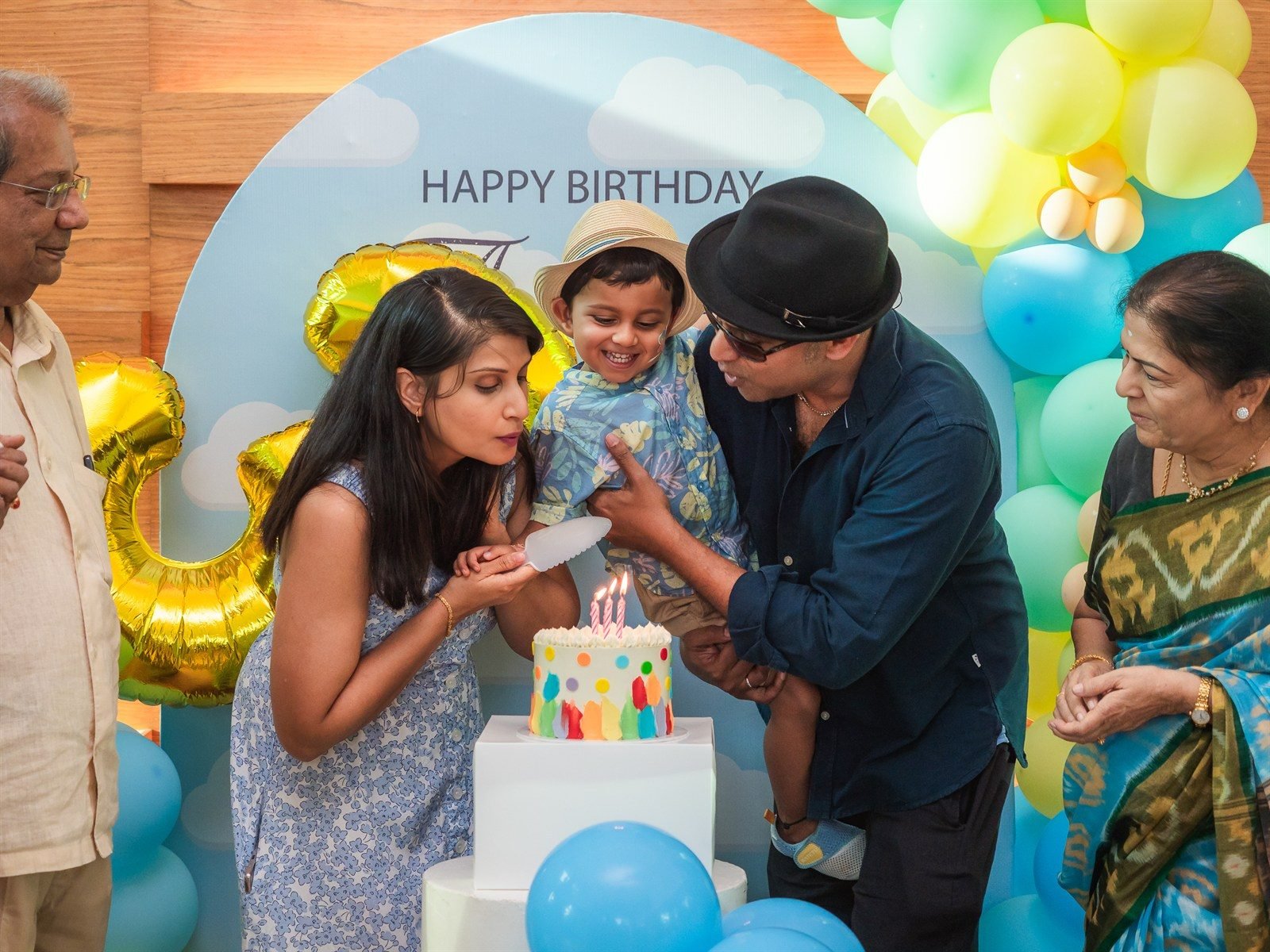 Aarmann 3rd Birthday Candle Blow Moment