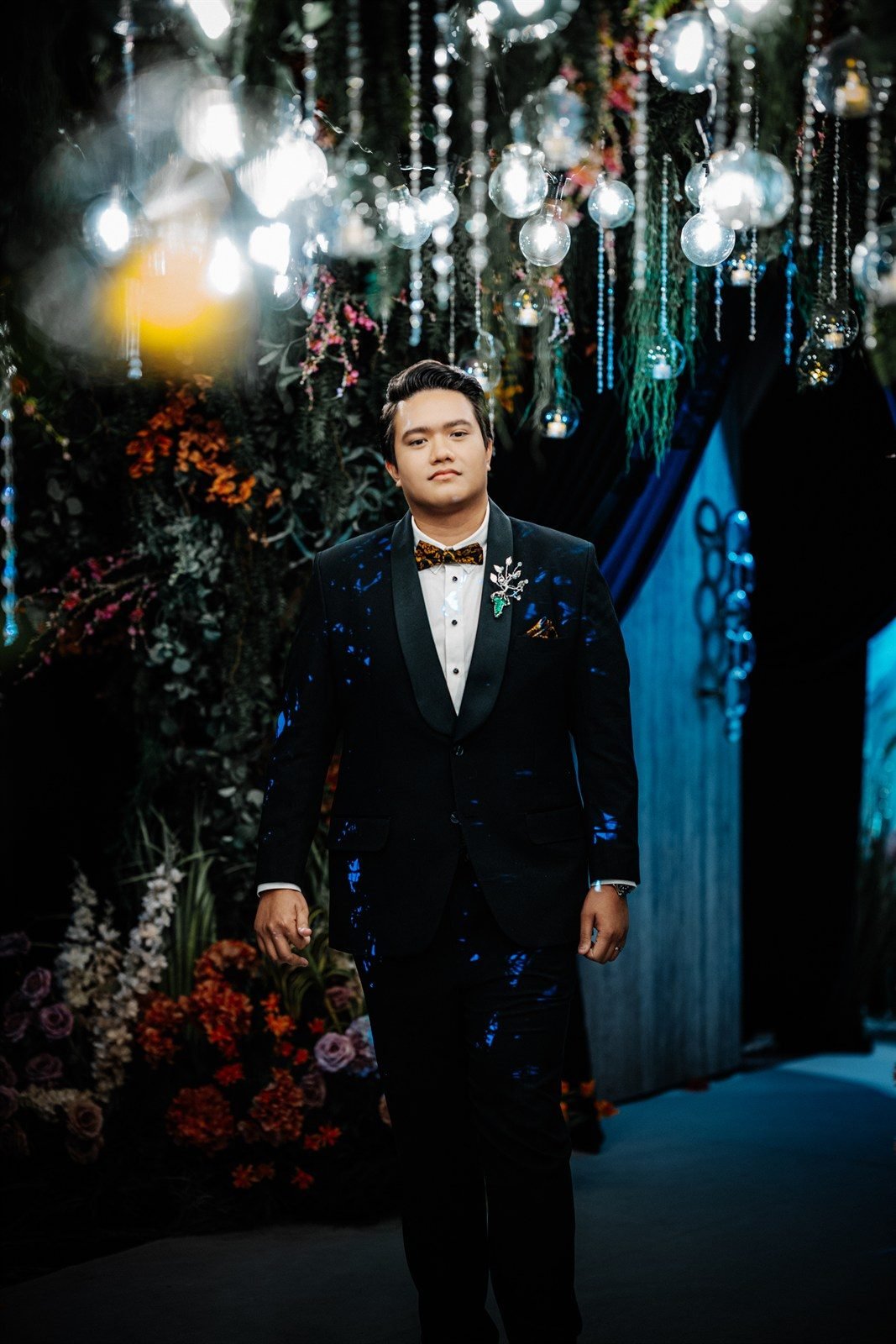 Hakim Tailored Black-Tie Tuxedo