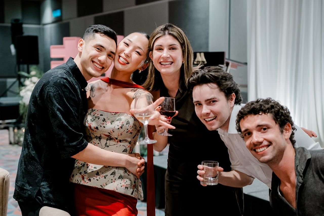 Liam and Sharon Bridal Party Wine Toast