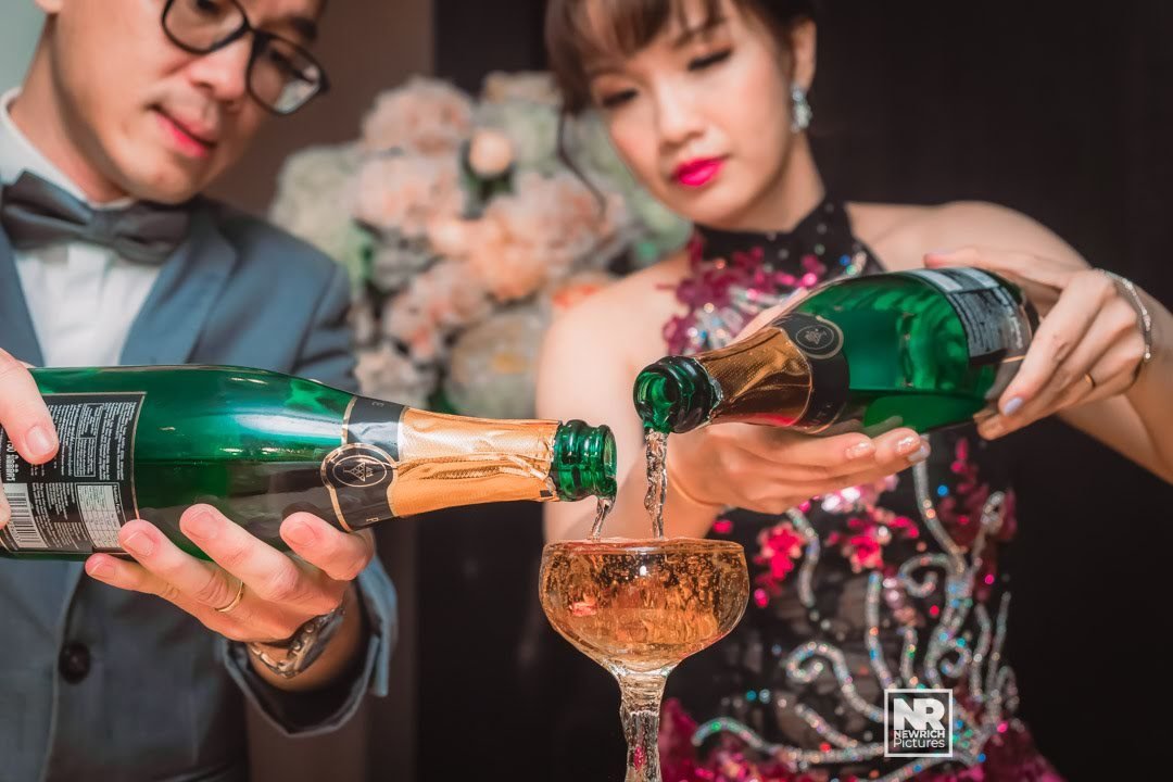 Evening Banquet Champagne Toast